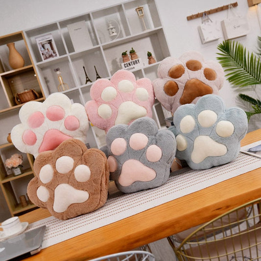 La patte de chat - peluche réchauffe main