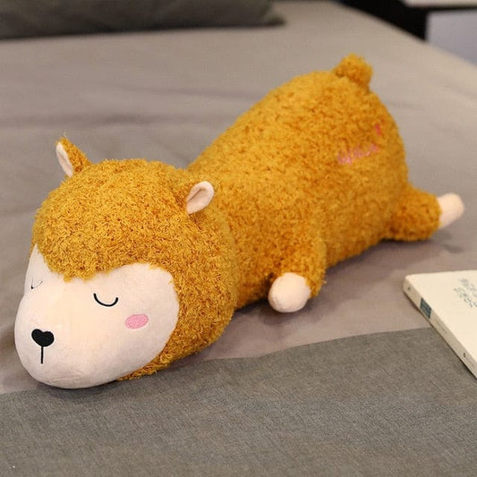 Lama en peluche à la laine ultra douce