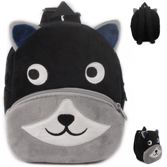 Le petit loup - sac à dos en peluche