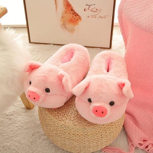 Les petits porcelets - chausson en peluche