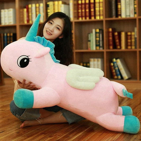 Licorne Géante En Peluche - Lumina™ 45 cm