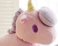 Licorne magique en peluche attachante Licorne rose