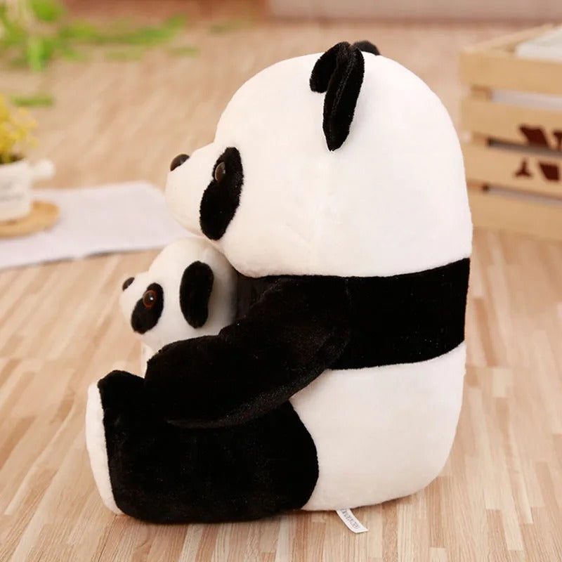 paluche panda avec bebe