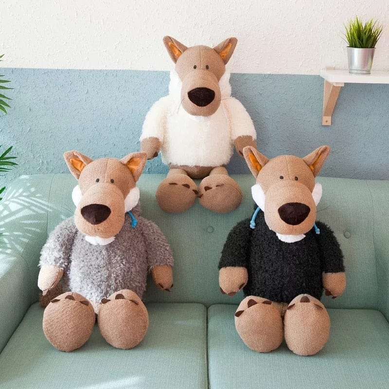 Monsieur Loup Peluche - Boisé Amical™