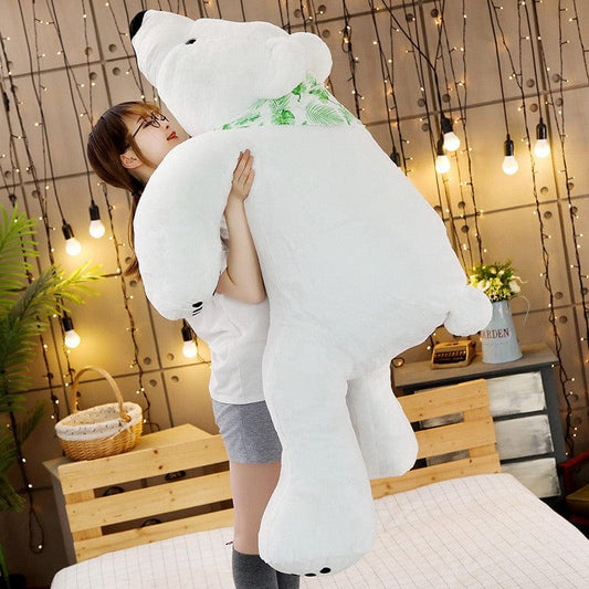 Nounours blanc géant meilleur ami Ours polaire / 100 CM