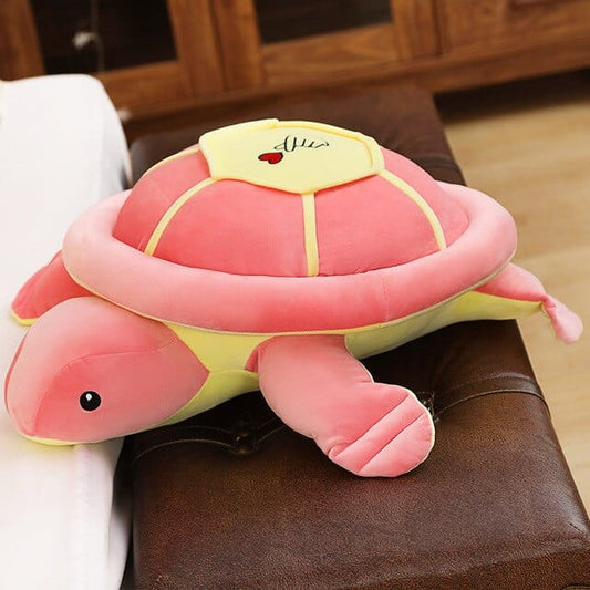Nounours Géant Tortue Rose - Tortilla™ 35 cm