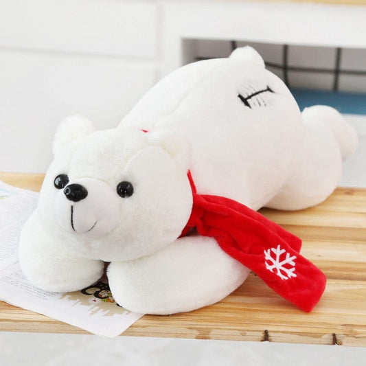 Nounours polaire avec écharpe