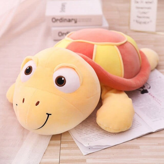Nounours Tortue Rouge - Écailleux™ 45 cm