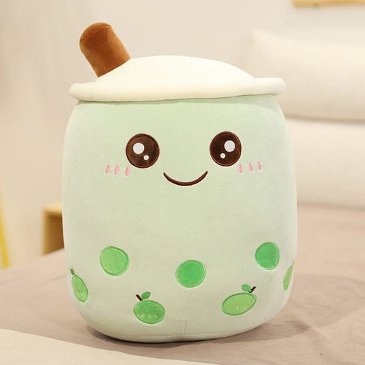 Oreiller peluche en forme de pot de yaourt hyper adorable