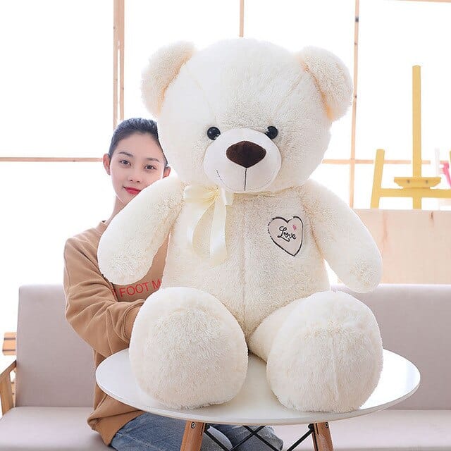 Ours en Peluche Géant Blanc