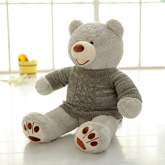Ours en Peluche Paris Gris