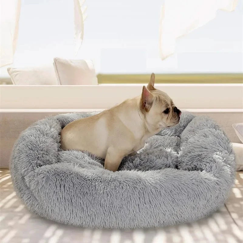 Panier En Peluche Pour Chien