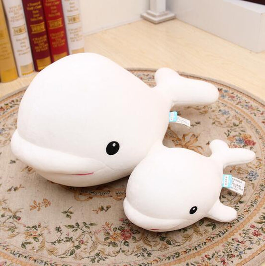 Peluche Baleine Albinos 26 cm