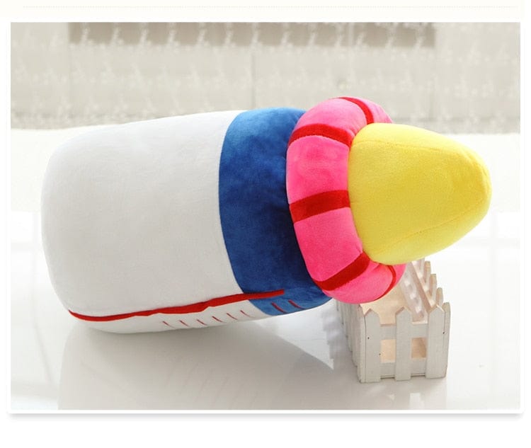 Peluche Biberon géant 100% coton unique en son genre