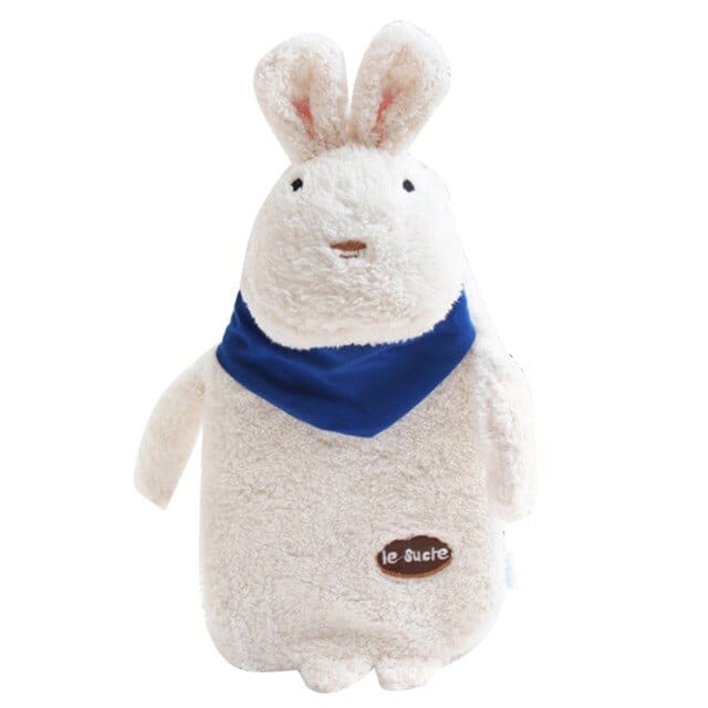 Peluche Bouillotte Lapin Blanc