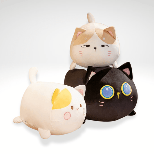 Peluche chat moelleuse distinct 35cm / Noir