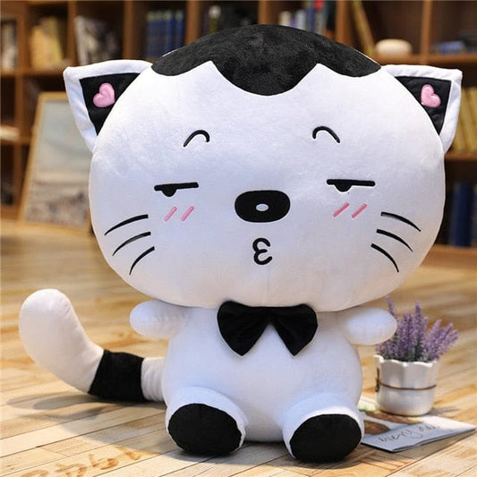 Peluche Chat Noir Et Blanc - Nala™️ 65 cm
