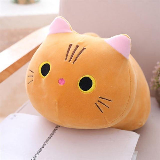 Peluche Chat Roux - Moustache™ 25 cm