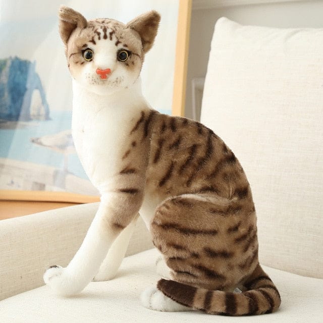 Peluche Chat Siamois - Caramel™ Rayé 2