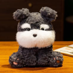 Peluche chien fourrure mignonne