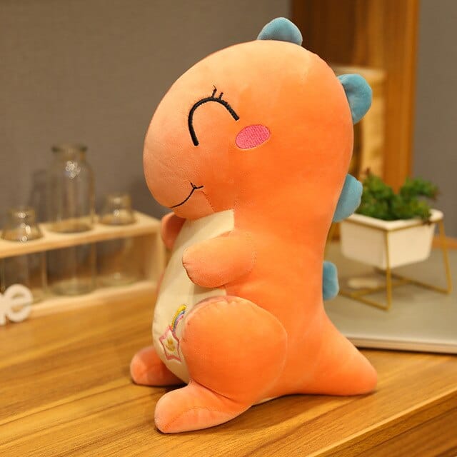 Peluche Dinosaure Mignon - Luke™ 30 cm / Orange