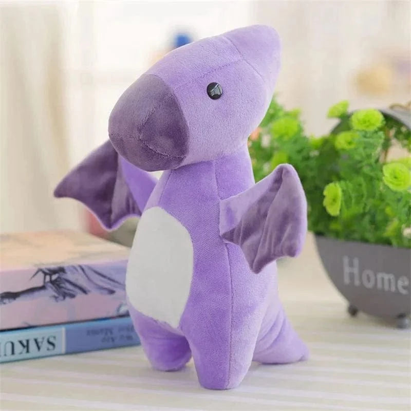 Peluche dinosaure pterodactyl violet 50cm