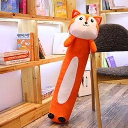 Peluche doudou long renard