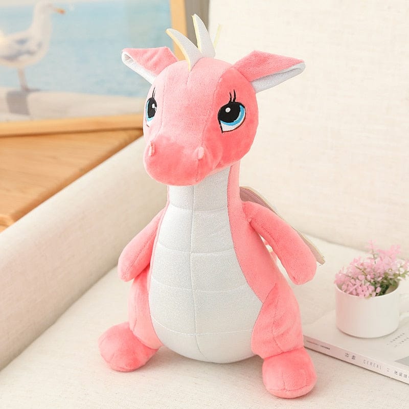 Peluche Dragon Nimbus Bleu - Rose - Noir