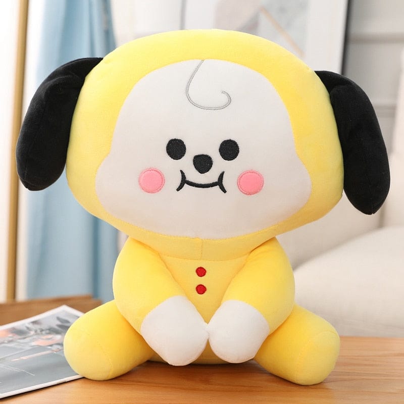 Peluche émoji squishmallow coloré 25cm / Chien