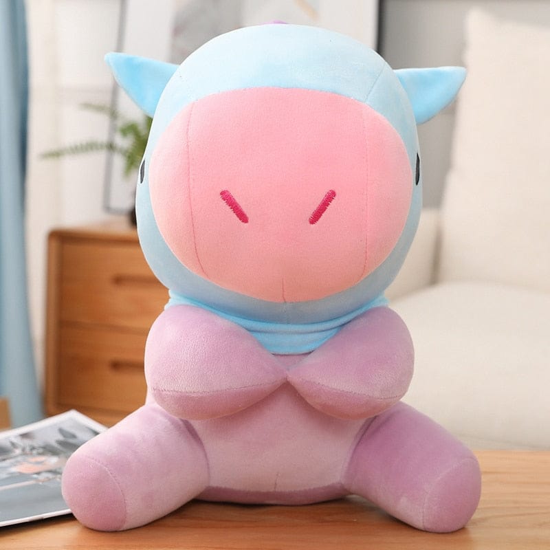 Peluche émoji squishmallow coloré 25cm / Licorne