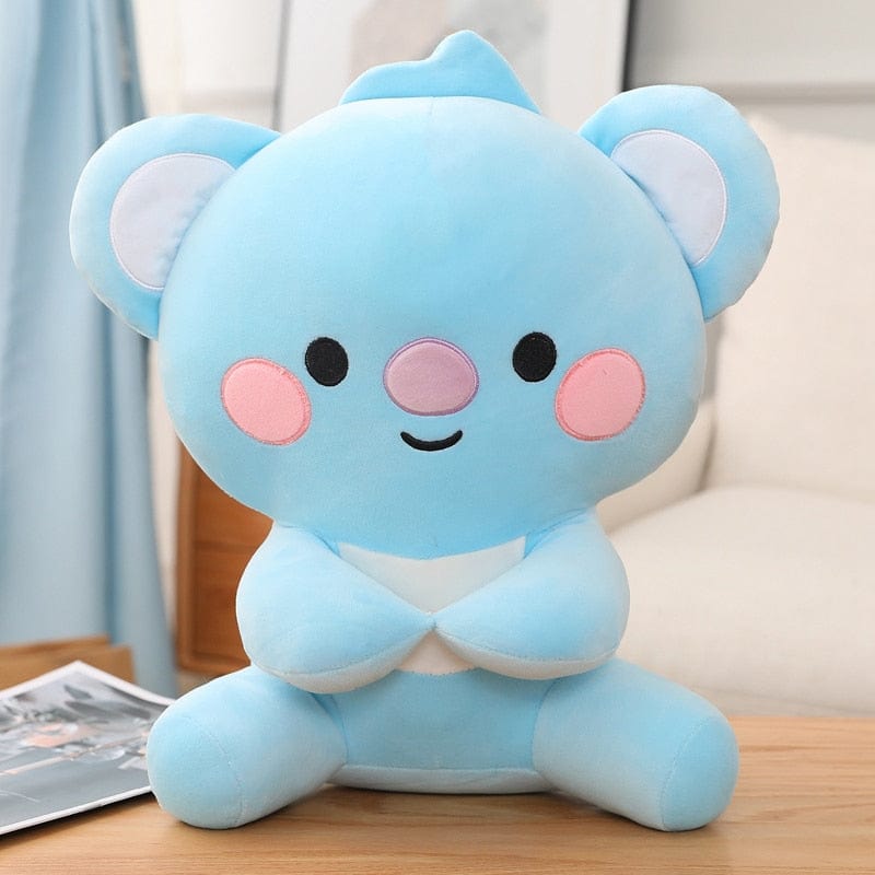 Peluche émoji squishmallow coloré 25cm / Ours