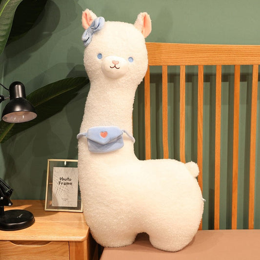 Peluche géante alpaga câlin