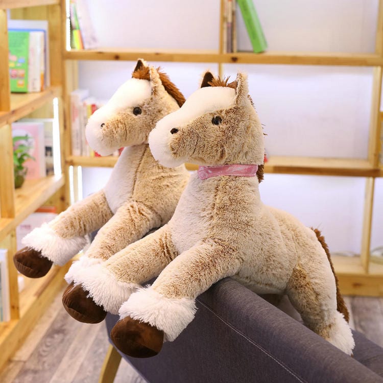 Peluche Géante Cheval - Sabot-d'Or™ 90 cm