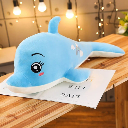 Peluche Géante Dauphin - Vague™ 60 cm
