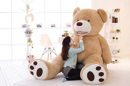 Peluche géante en forme d'ours pour se blottir tendrement