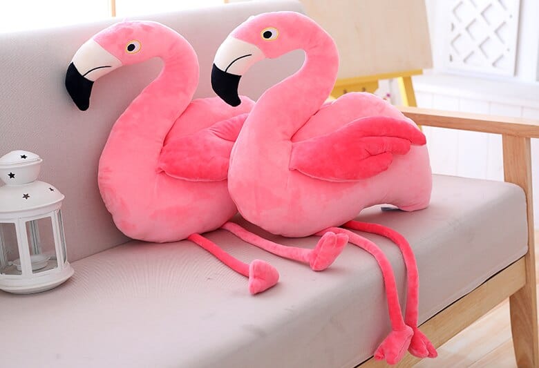 Peluche Géante Flamant Rose - Flamy l'Amoureux™