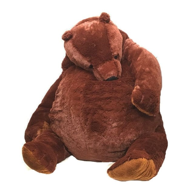 Peluche géante grizzly à la douce fourrure