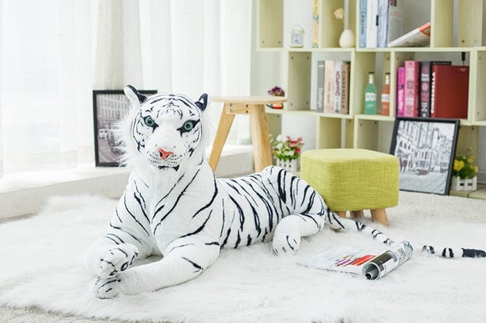 Peluche géante imitation léopard des neiges