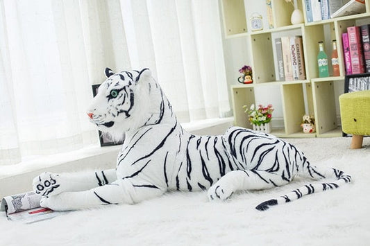 Peluche géante imitation léopard des neiges
