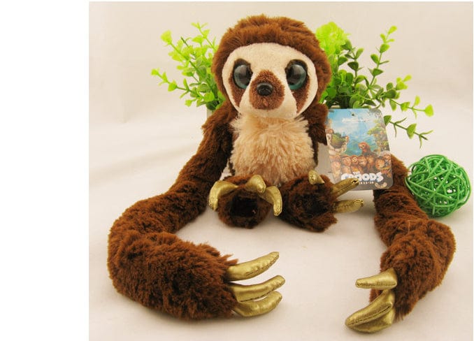 Peluche géante paresseux expressive aux grands bras