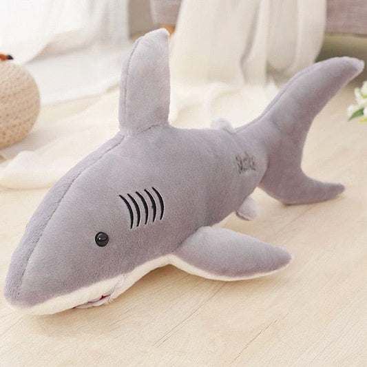Peluche Géante - Requin des mers XXl 70cm / Gris