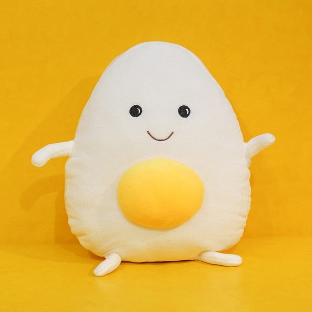 Peluche géante souriante en forme d’œuf
