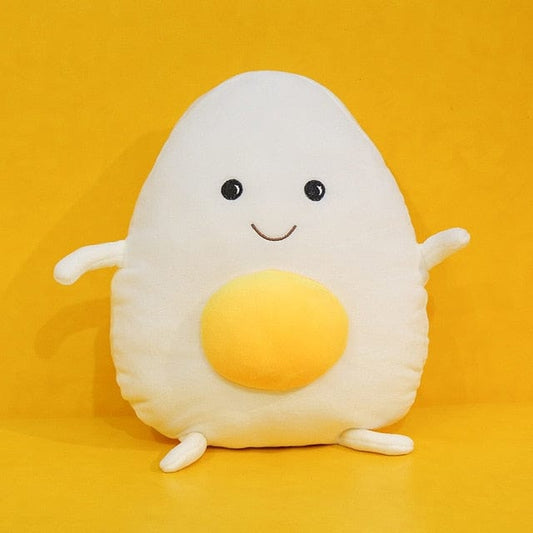 Peluche géante souriante en forme d’œuf