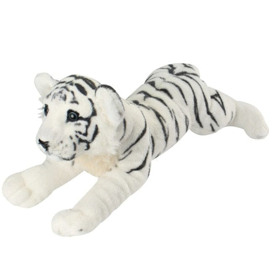 Peluche géante tigre des neige toute douce