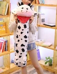 Peluche géante vache aux yeux brillants