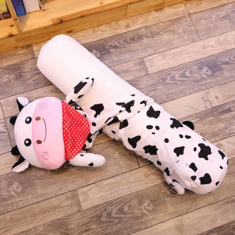 Peluche géante vache aux yeux brillants
