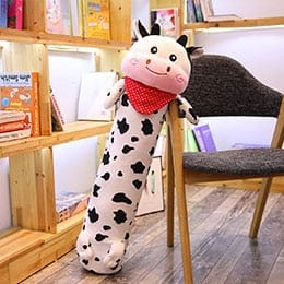 Peluche géante vache aux yeux brillants
