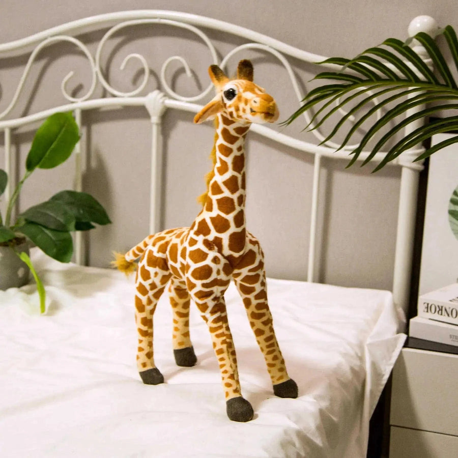 Peluche girafe douce et joyeuse