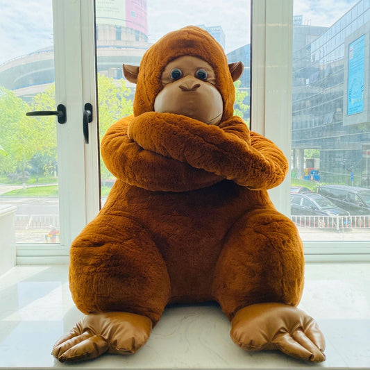 Peluche gorille réaliste qui aime les câlins Peluche gorille / 50 cm