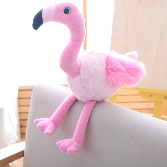 Peluche Gros Yeux Flamant Rose - Léa™
